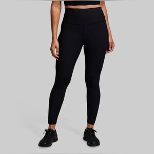 BORN PRIMITIVE RIBBED LEGGINGS BLACK XS VEUC CROSSFIT HIGH RISE
